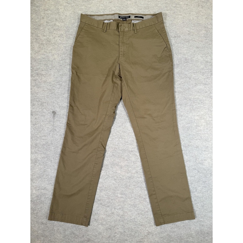 Michael Kors Pants Mens 32x32 Beige Slim Fit Stretch Chino Business Casual